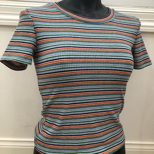 ❤️5 for $20❤️ Rue21 Size M Stripe Crew Tee